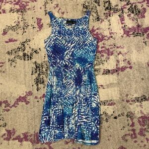 Cynthia Rowley blue peekaboo back summer dress!
